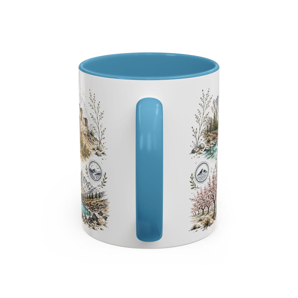 Skardu Valley Mug, Pakistan Travel Souvenir, Bucket List Gift, Accent Ceramic Coffee Mug 11oz 15oz