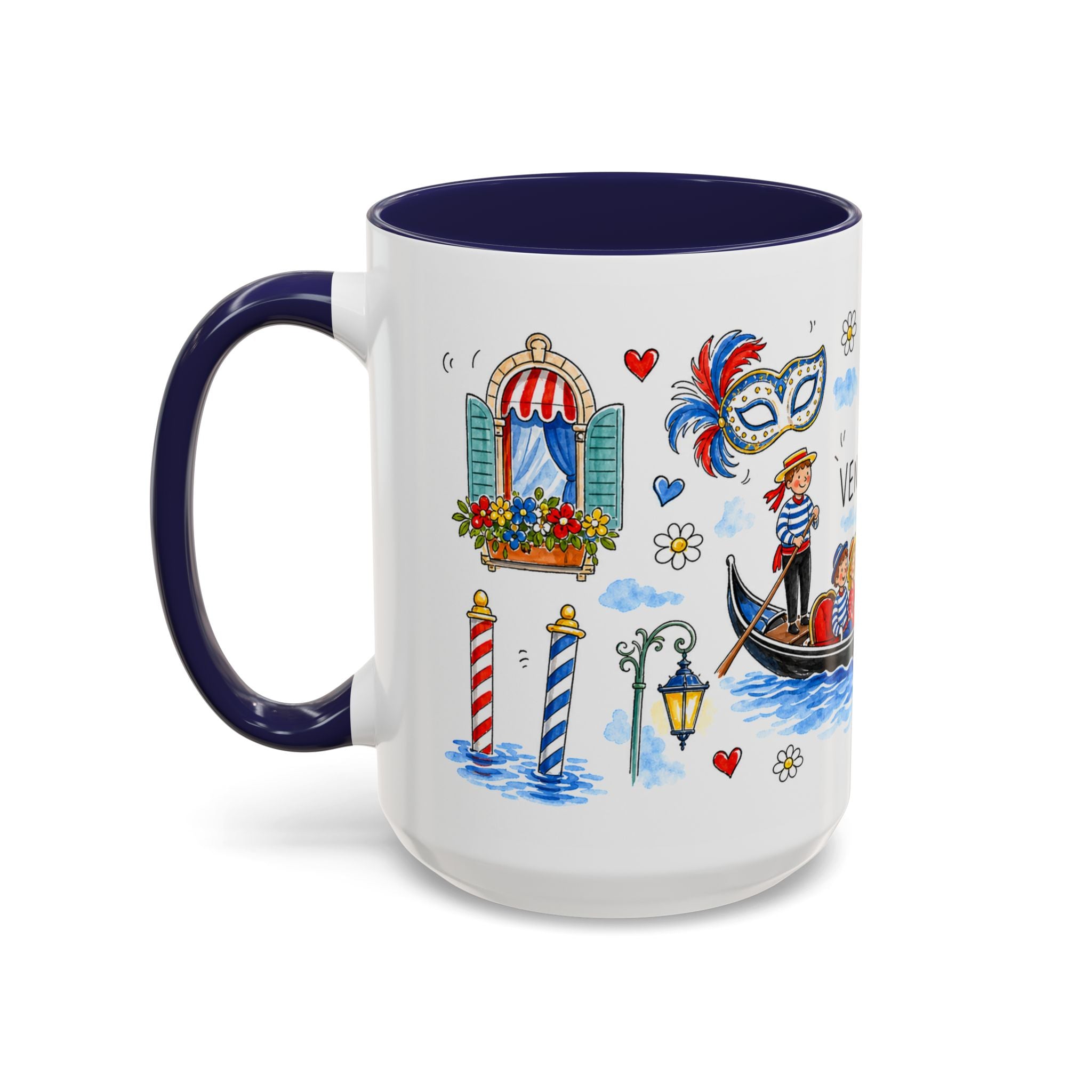 Venice Travel Mug | European City Souvenir Accent Coffee Mug | 11oz 15oz Ceramic Cup