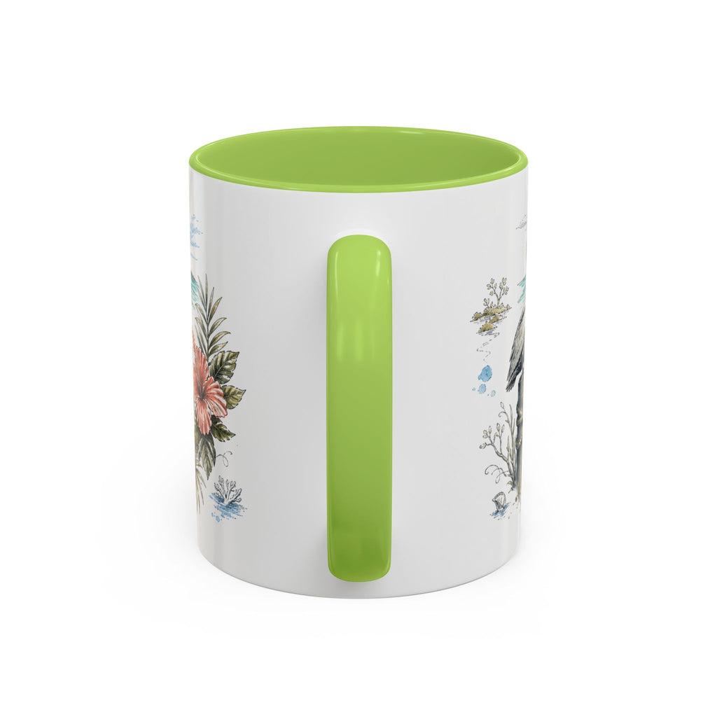 Florida Keys Mug, Florida Travel Souvenir, Bucket List Gift, Accent Ceramic Coffee Mug 11oz 15oz