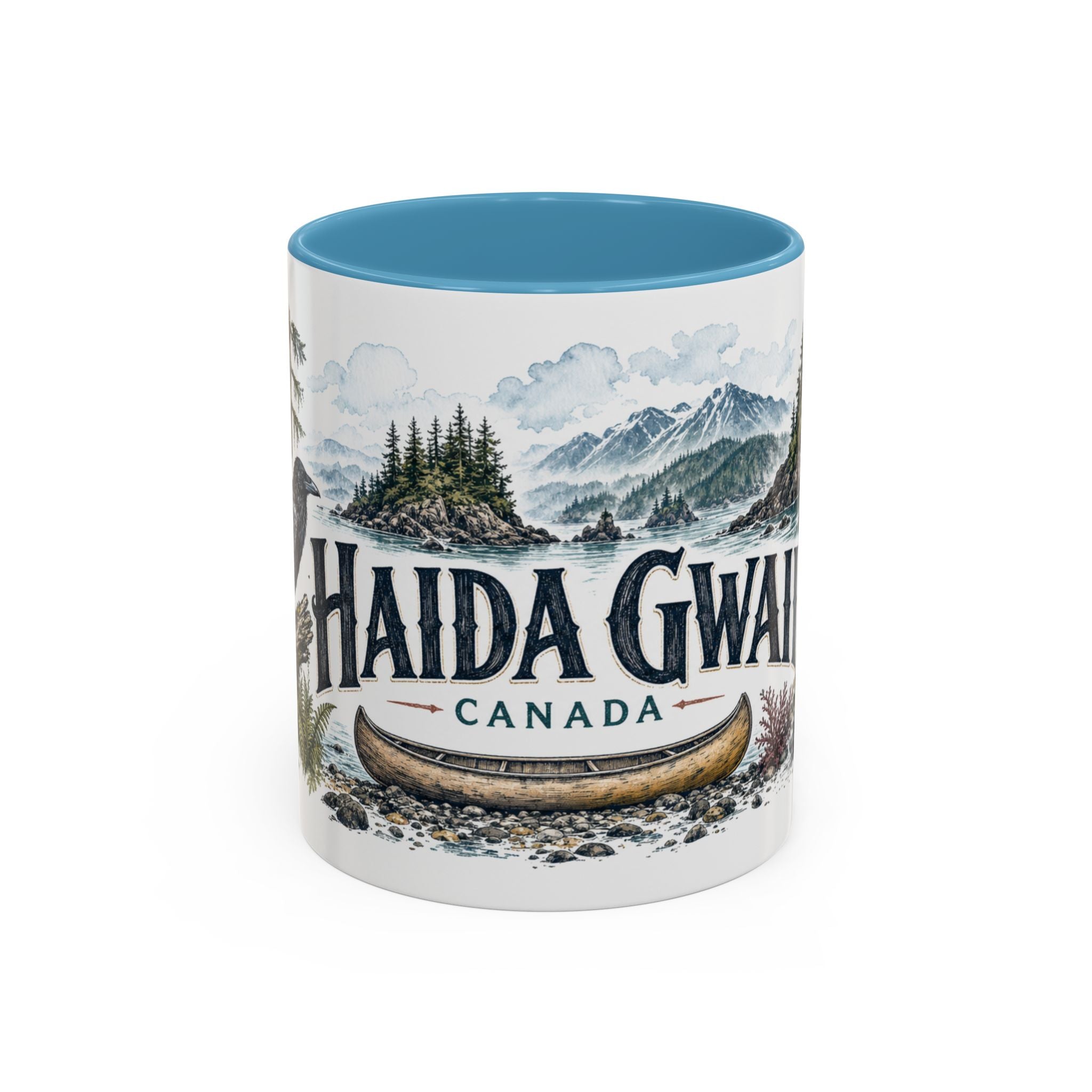 Haida Gwaii Mug, Canada Travel Souvenir, Bucket List Gift, Accent Ceramic Coffee Mug 11oz 15oz