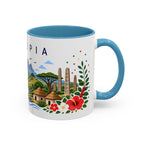 Ethiopia Coffee Mug | Travel Souvenir Accent Mug | Place Gift Ceramic Cup 11oz 15oz