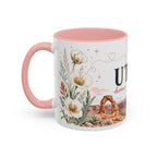 Utah Home State Mug | Moving Away Gift | Long Distance Friendship Coffee Cup | 11oz 15oz Accent Mug