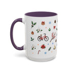 Washington DC Christmas Mug | Watercolor City Souvenir | Ceramic Coffee Cup 11oz 15oz