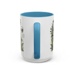 Borneo Rainforest Coffee Mug | Travel Destination Souvenir Gift | Accent Color Ceramic 11oz 15oz