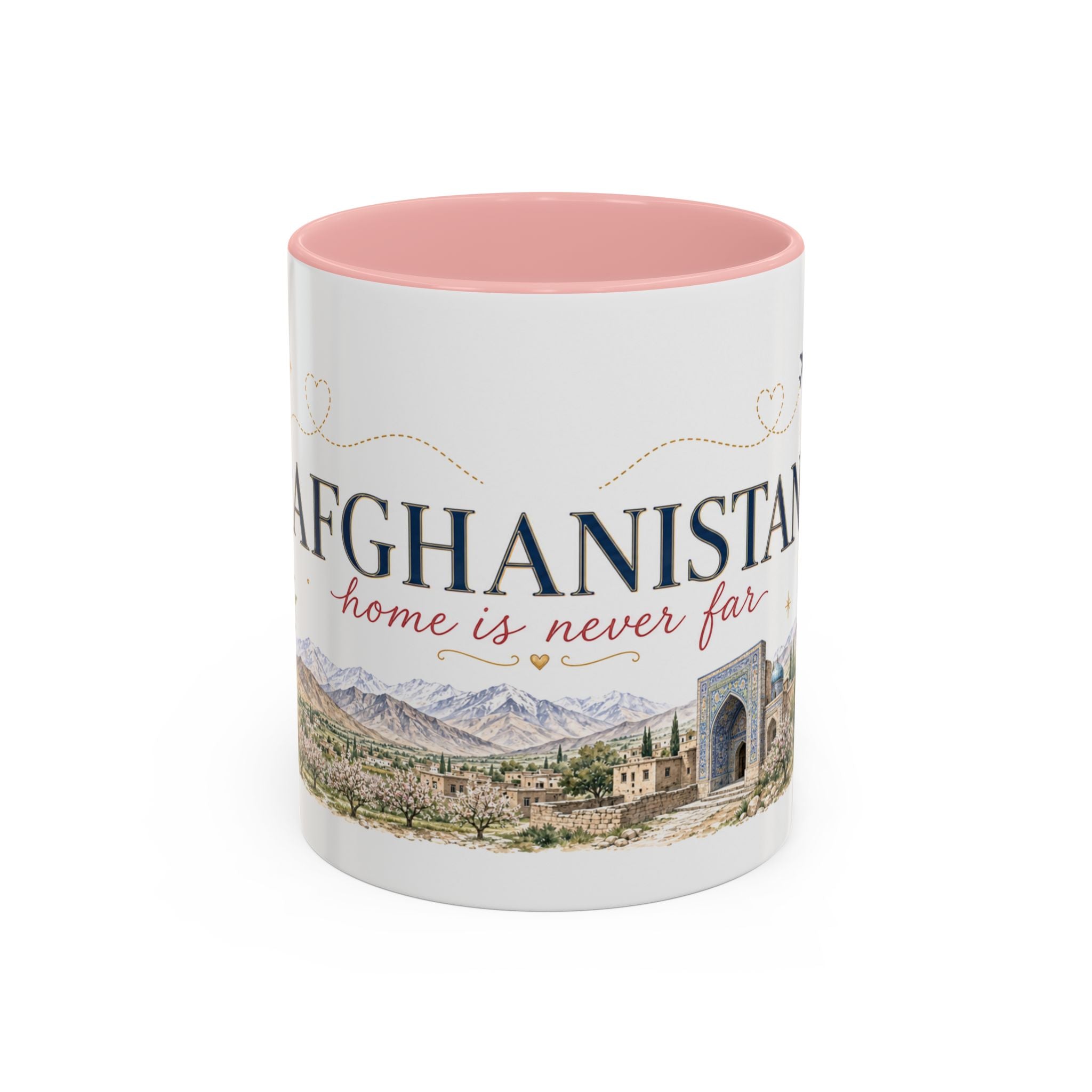 Afghanistan Home Country Mug | Moving Away Gift | Long Distance Friendship | 11 oz 15 oz Accent Mug