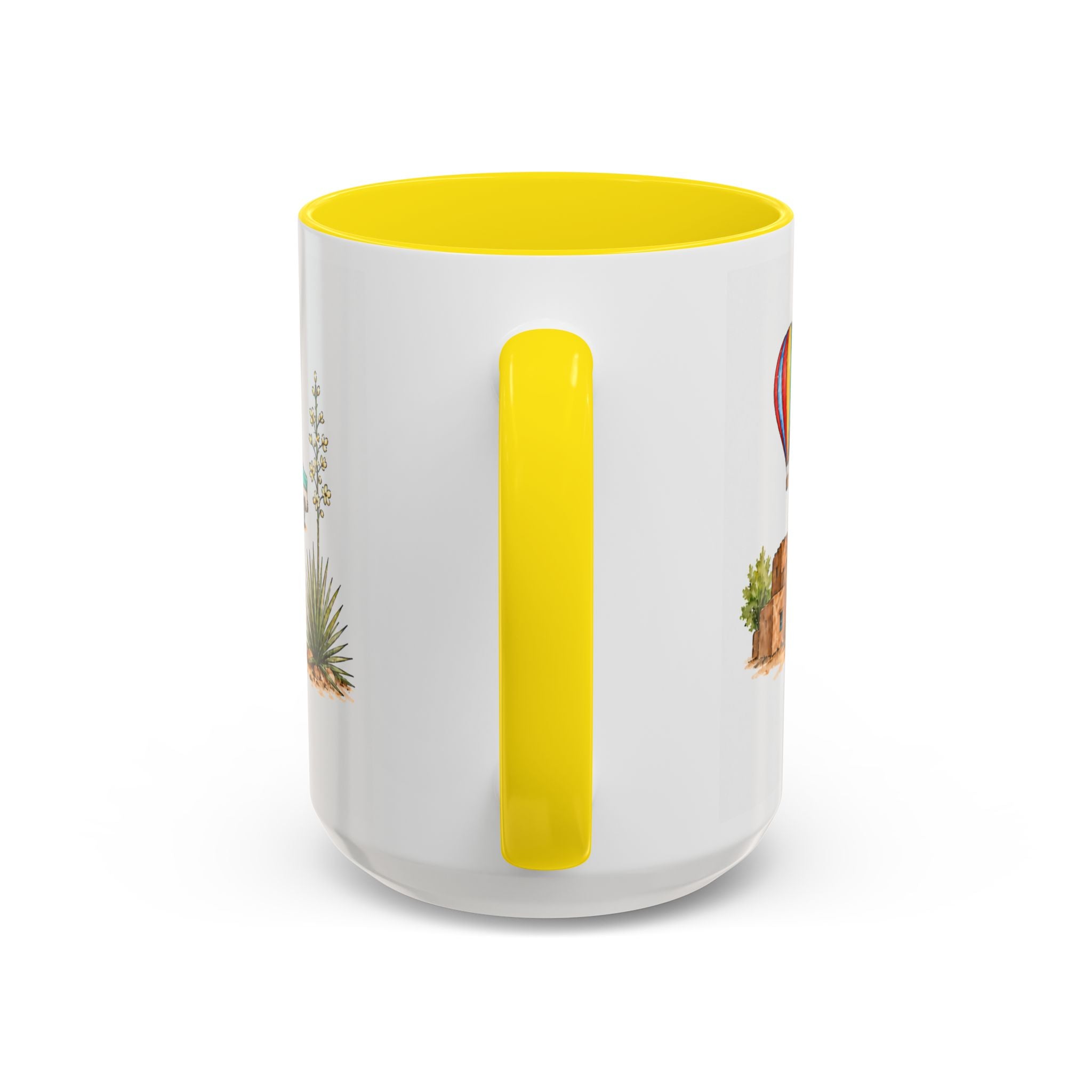 Albuquerque Illustrated Travel Mug | City Souvenir Accent Coffee Mug | 11oz 15oz Ceramic Cup