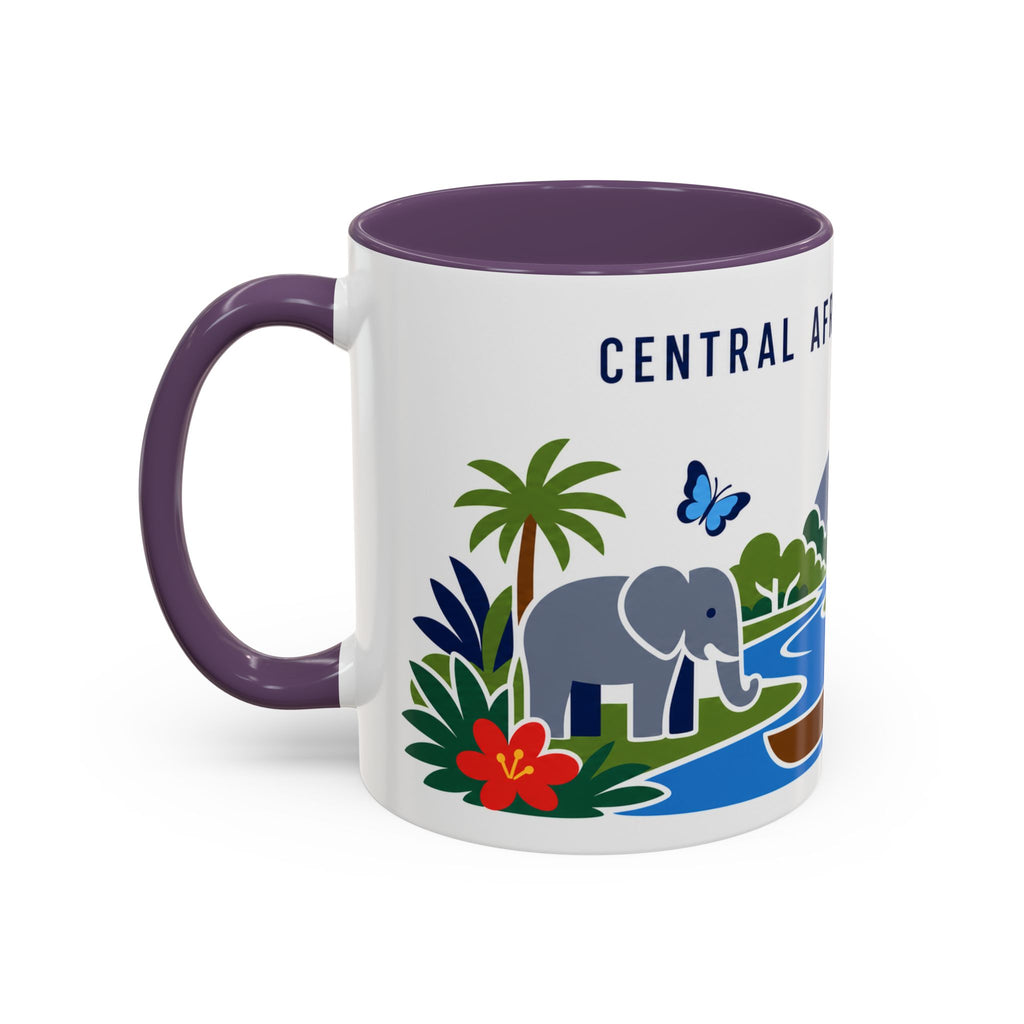 Central African Republic Coffee Mug | Travel Souvenir Accent Mug | Country Gift Ceramic Cup 11oz 15oz