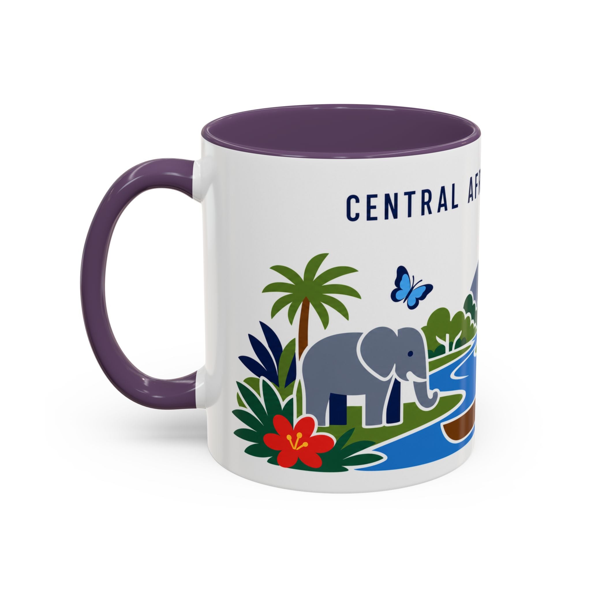 Central African Republic Coffee Mug | Travel Souvenir Accent Mug | Country Gift Ceramic Cup 11oz 15oz