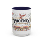 Phoenix Coffee Mug | Arizona Souvenir City Gift | Accent Color Ceramic 11oz 15oz