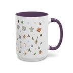 Rome Christmas Mug | Watercolor City Souvenir | Ceramic Coffee Cup