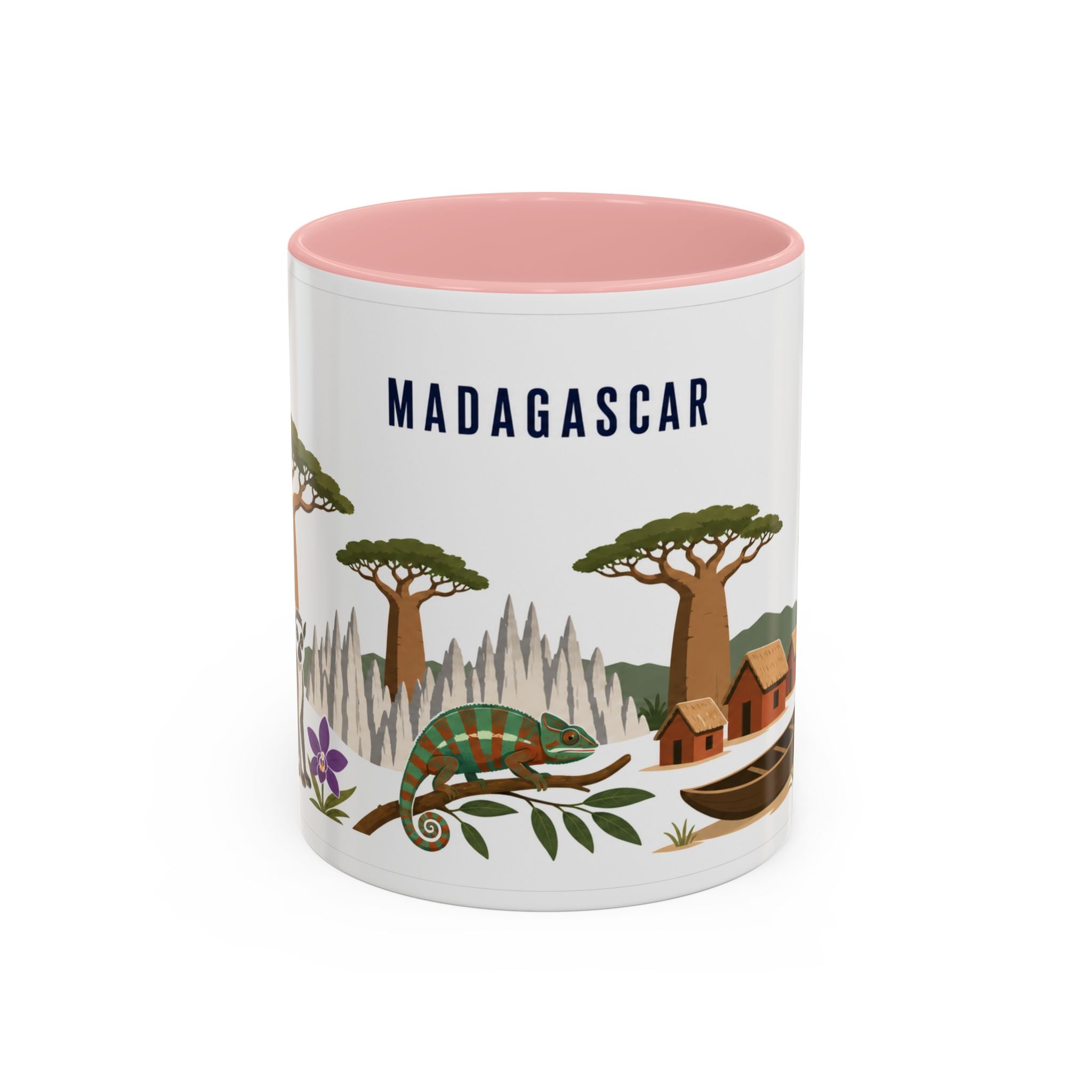 Madagascar Home Country Mug | Moving Away Gift | Long Distance Friendship | 11 oz 15 oz Accent Mug