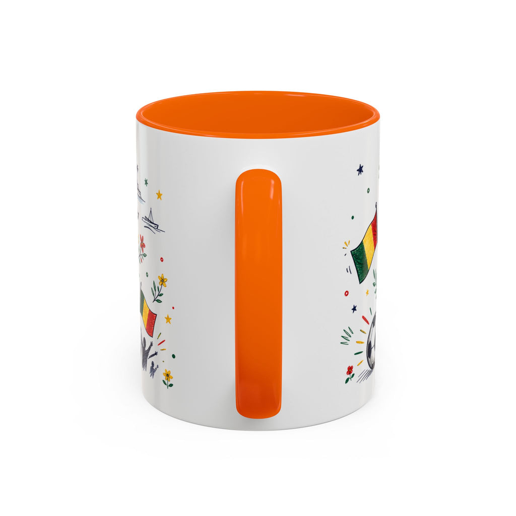 Senegal Soccer Coffee Mug | World Cup Fan Gift | Accent Color Ceramic 11oz 15oz Match Day Cup