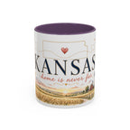 Kansas Home State Mug | Sunflower Prairie Landscape Coffee Cup