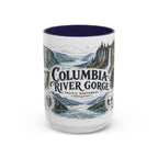 Columbia River Gorge Mug, Pacific Northwest Travel Souvenir, Bucket List Gift, Accent Ceramic Coffee Mug 11oz 15oz