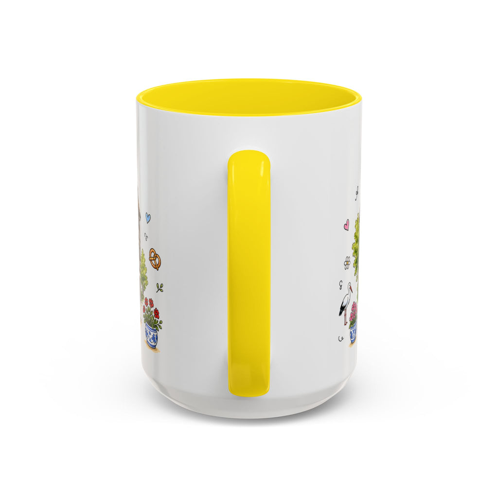 Strasbourg Illustrated Travel Mug | France Souvenir Accent Coffee Mug | 11oz 15oz Ceramic Cup