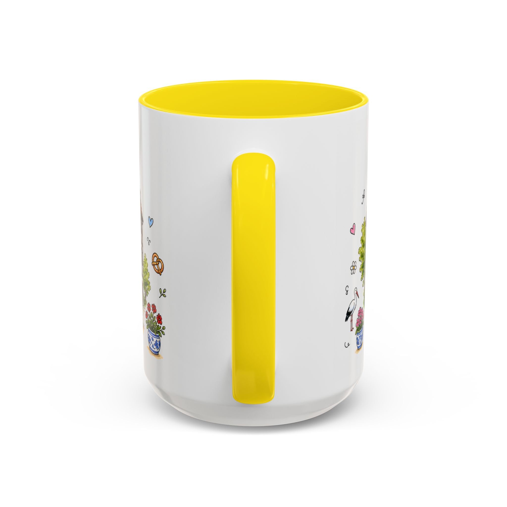 Strasbourg Illustrated Travel Mug | France Souvenir Accent Coffee Mug | 11oz 15oz Ceramic Cup