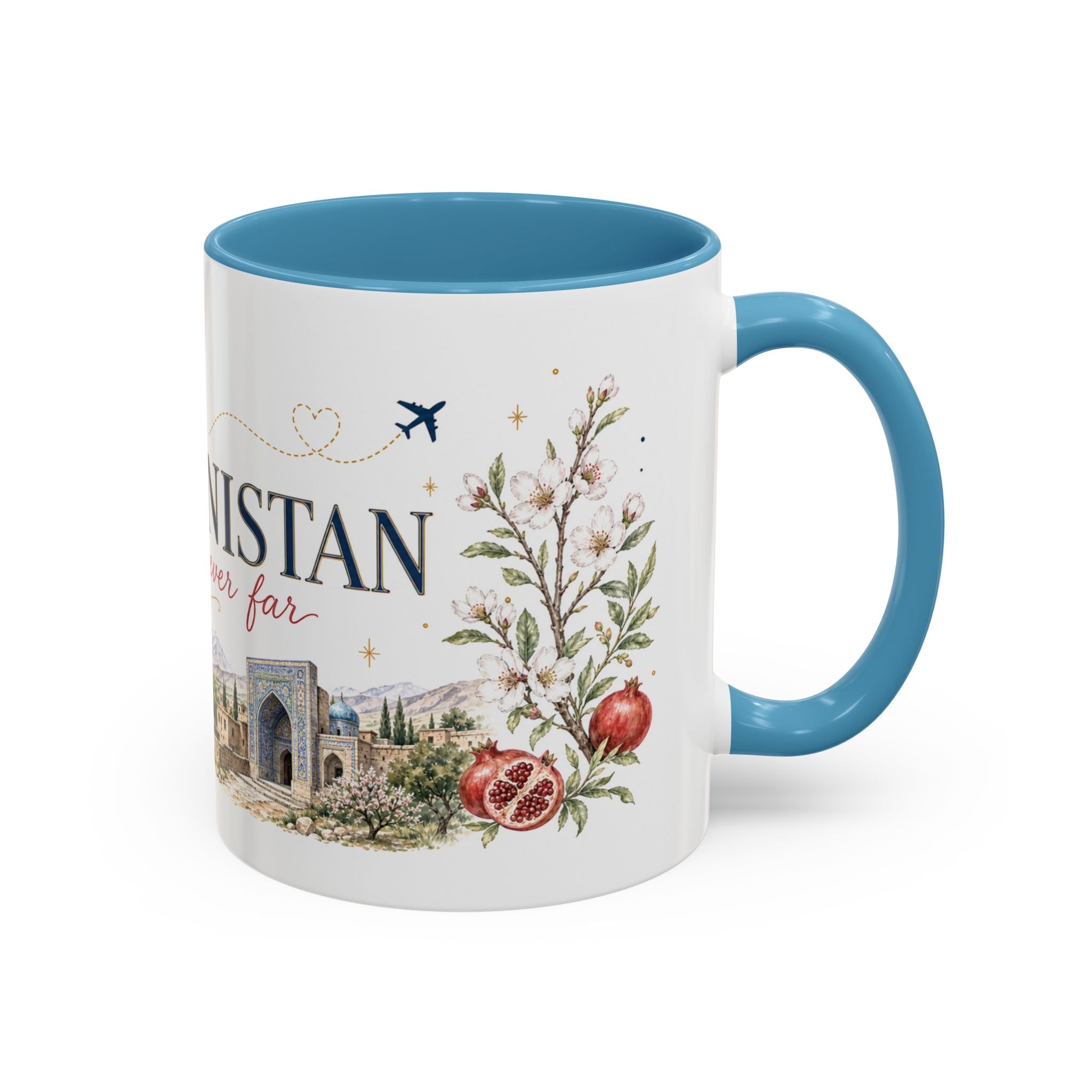 Afghanistan Home Country Mug | Moving Away Gift | Long Distance Friendship | 11 oz 15 oz Accent Mug