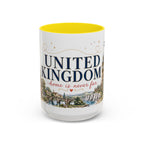 United Kingdom Home Country Mug | Moving Away Gift | Long Distance Friendship | 11 oz 15 oz Accent Mug