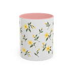 South Carolina Yellow Jessamine Mug, State Flower Floral Coffee Cup, 11oz Botanical Gift