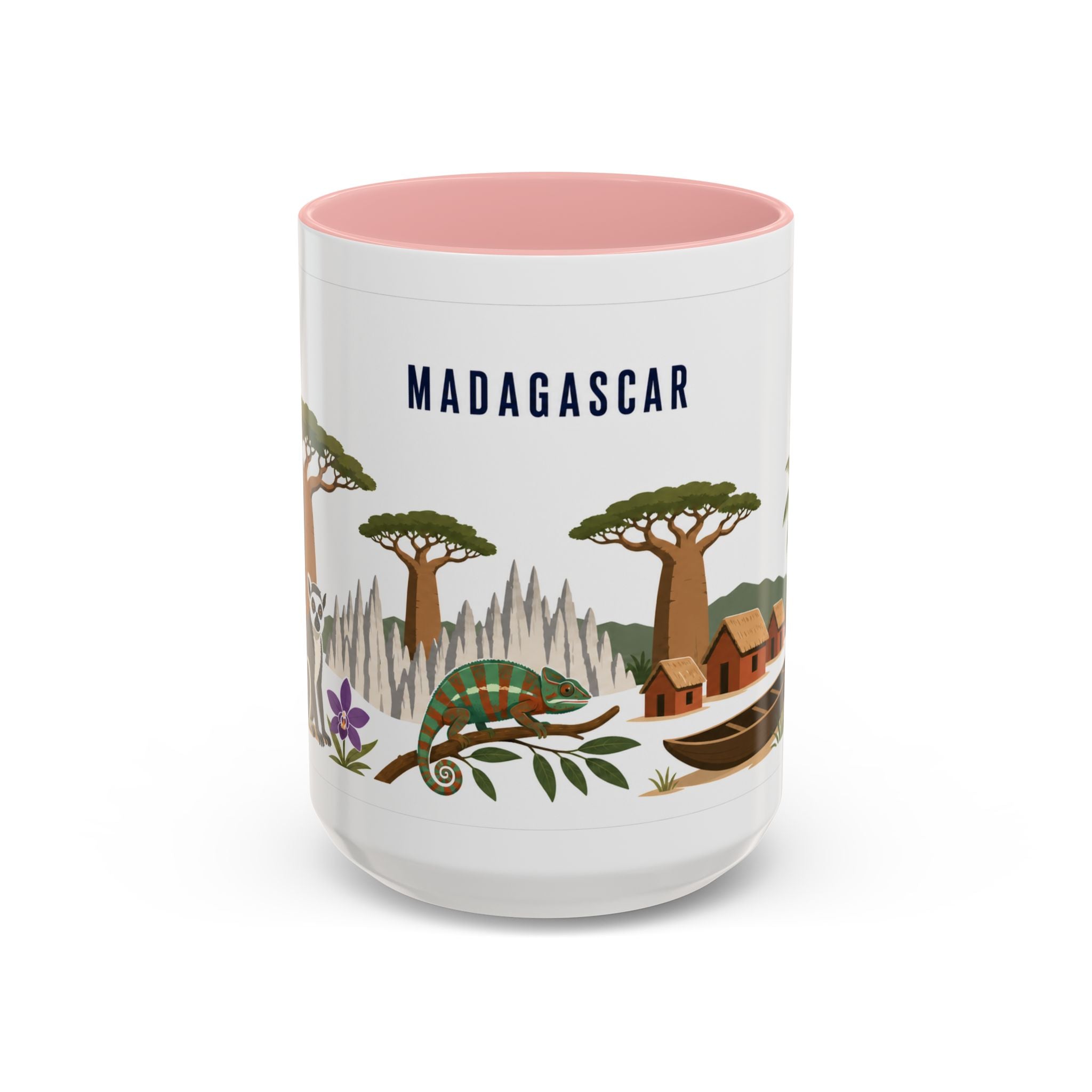 Madagascar Home Country Mug | Moving Away Gift | Long Distance Friendship | 11 oz 15 oz Accent Mug