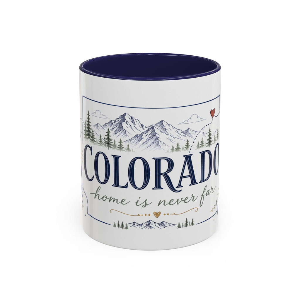 Colorado State Mug | Rocky Mountain Botanical Design | Moving Away Gift