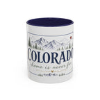 Colorado State Mug | Rocky Mountain Botanical Design | Moving Away Gift