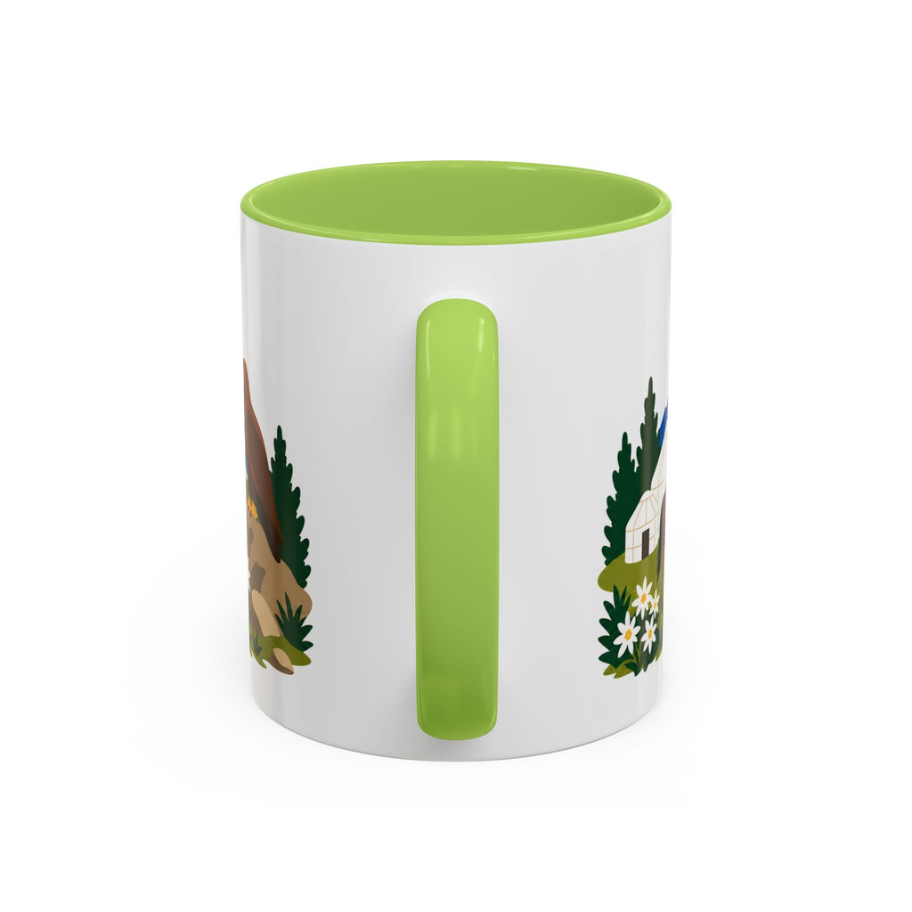 Kyrgyzstan Coffee Mug | Travel Souvenir Accent Mug | Country Gift Ceramic Cup 11oz 15oz