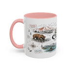 Lake Clark National Park Coffee Mug | Alaska Fly-in Wilderness Adventure Gift | Accent Color Ceramic 11oz 15oz