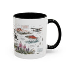 Lake Clark National Park Coffee Mug | Alaska Fly-in Wilderness Adventure Gift | Accent Color Ceramic 11oz 15oz