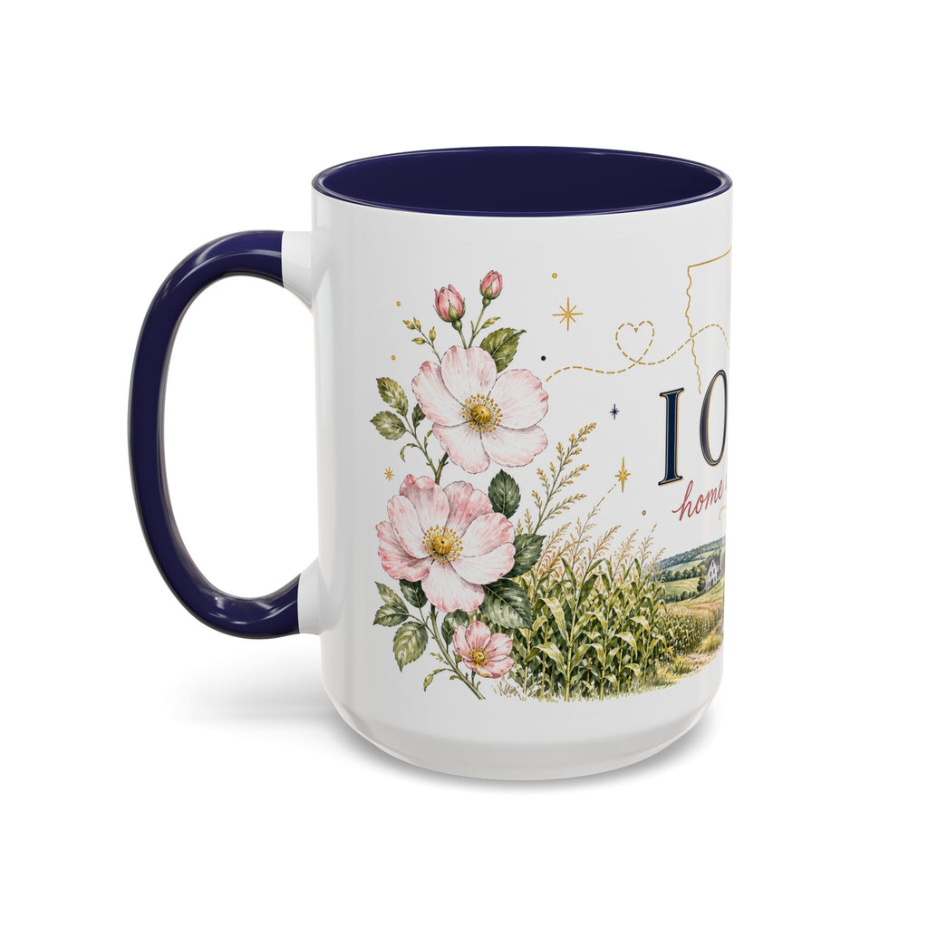 Iowa State Mug | Home is Never Far Accent Mug (11oz or 15oz)