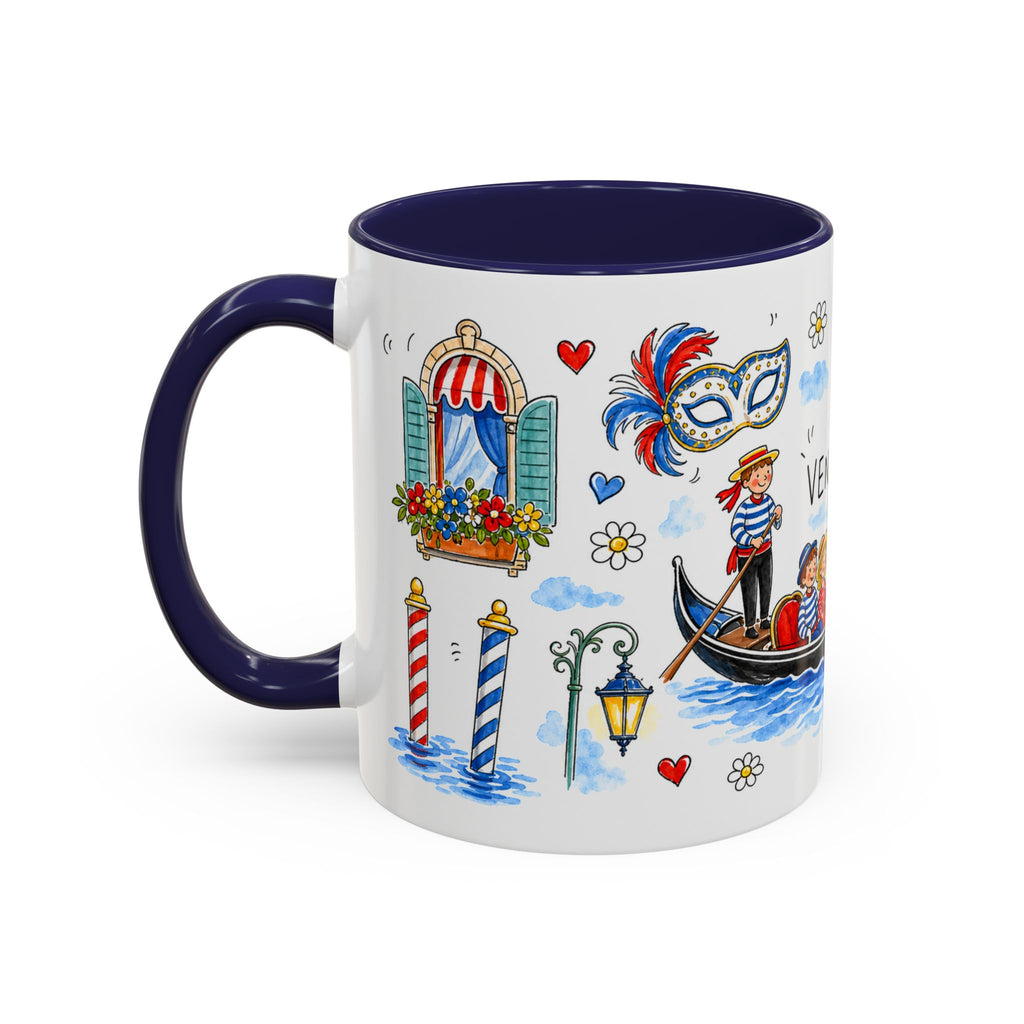 Venice Travel Mug | European City Souvenir Accent Coffee Mug | 11oz 15oz Ceramic Cup