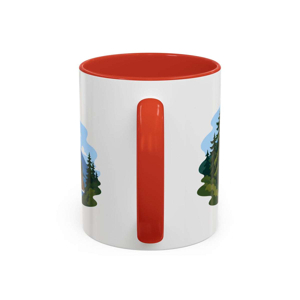 Olympic National Park Coffee Mug | Solid Color Block Park Souvenir | 11oz 15oz Accent Mug