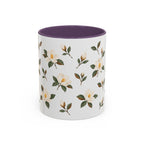 Mississippi Magnolia Mug, State Flower Floral Coffee Cup, 11oz Botanical Gift