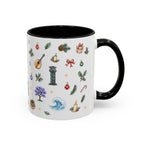 Lisbon Christmas Mug | Watercolor City Souvenir | Ceramic Coffee Cup 11oz 15oz