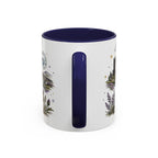 Scottish Highlands Coffee Mug | Travel Destination Souvenir Gift | Accent Color Ceramic 11oz 15oz