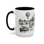 Loire Valley Mug, France Travel Souvenir, Bucket List Gift, Accent Ceramic Coffee Mug 11oz 15oz
