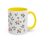 North Dakota Wild Prairie Rose Mug, State Flower Floral Coffee Cup, 11oz Botanical Gift