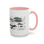 Everglades National Park Coffee Mug | Florida Wetlands Wildlife Kayak Gift | Accent Color Ceramic 11oz 15oz