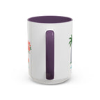 Miami Coffee Mug | United States Travel Souvenir | Porcelain Decal City Gift | 11oz 15oz Accent Mug