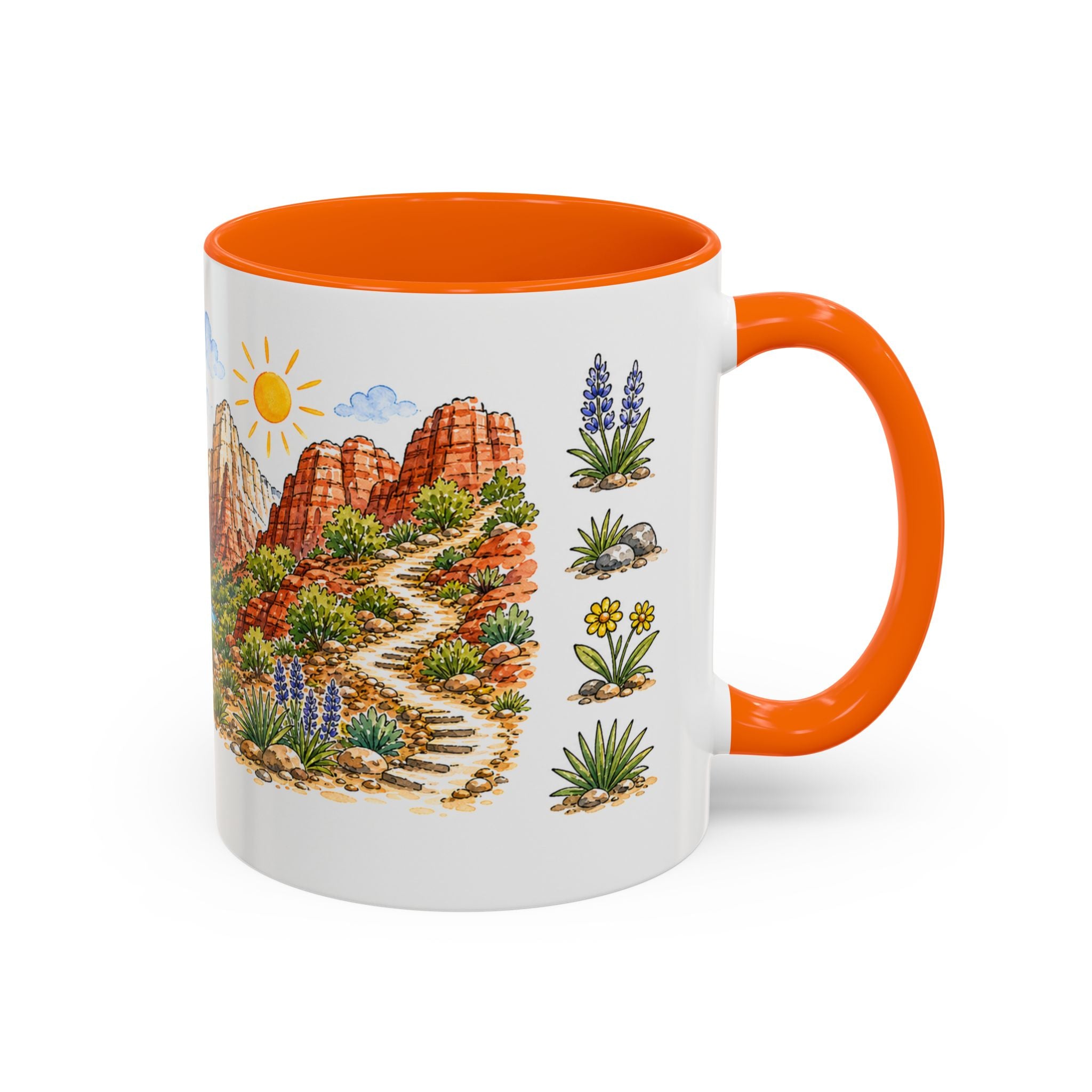 Zion National Park Mug | US Travel Souvenir Accent Coffee Mug | 11oz 15oz Ceramic Cup