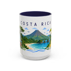 Costa Rica Coffee Mug | Travel Souvenir Accent Mug | Place Gift Ceramic Cup 11oz 15oz