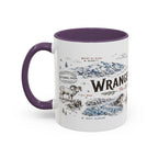 Wrangell-St. Elias National Park Coffee Mug | Alaska Wilderness Climbing Gift | Accent Color Ceramic 11oz 15oz
