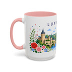 Luxembourg Coffee Mug | Travel Souvenir Accent Mug | Place Gift Ceramic Cup 11oz 15oz