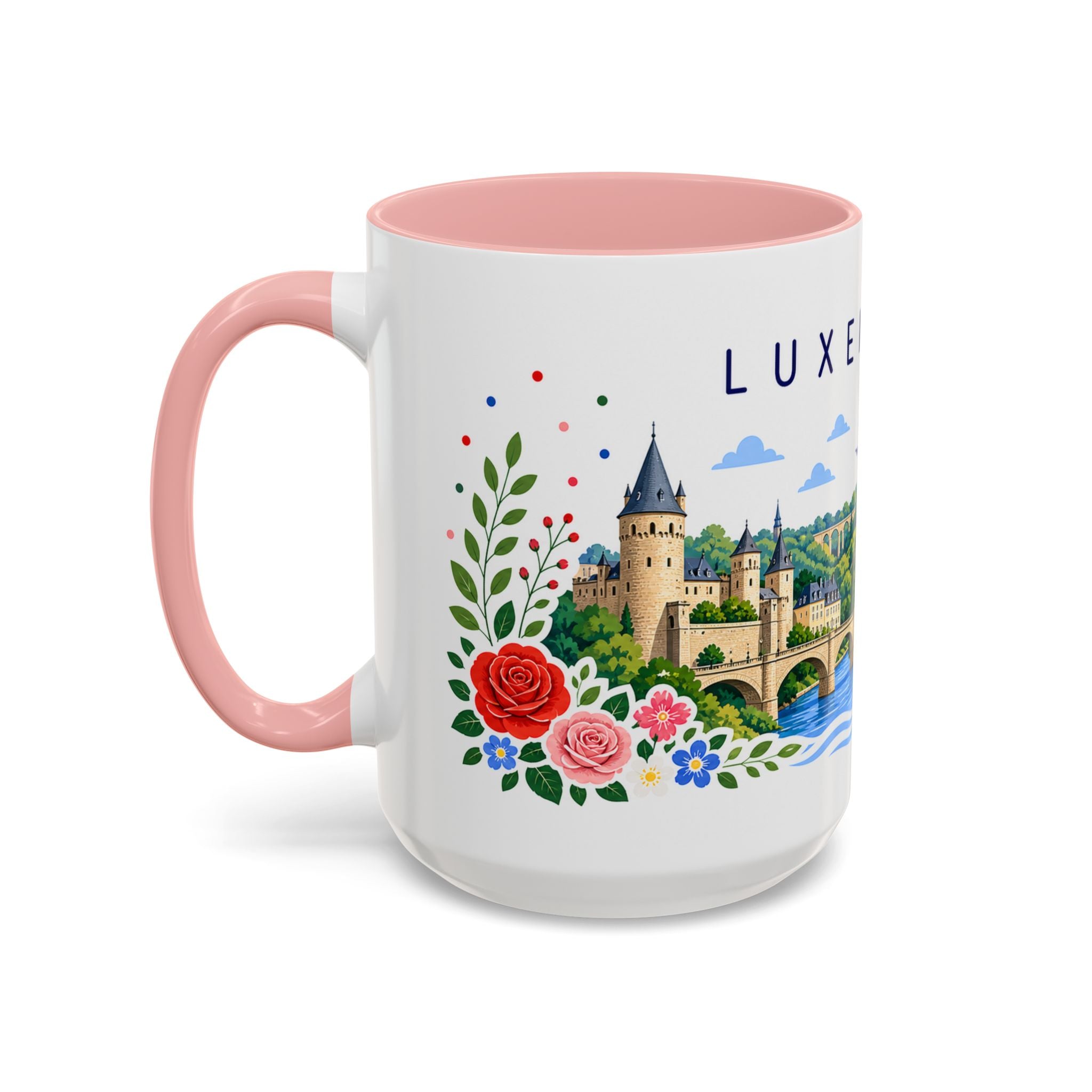 Luxembourg Coffee Mug | Travel Souvenir Accent Mug | Place Gift Ceramic Cup 11oz 15oz