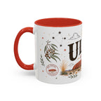 Uluru Coffee Mug | Travel Destination Souvenir Gift | Accent Color Ceramic 11oz 15oz