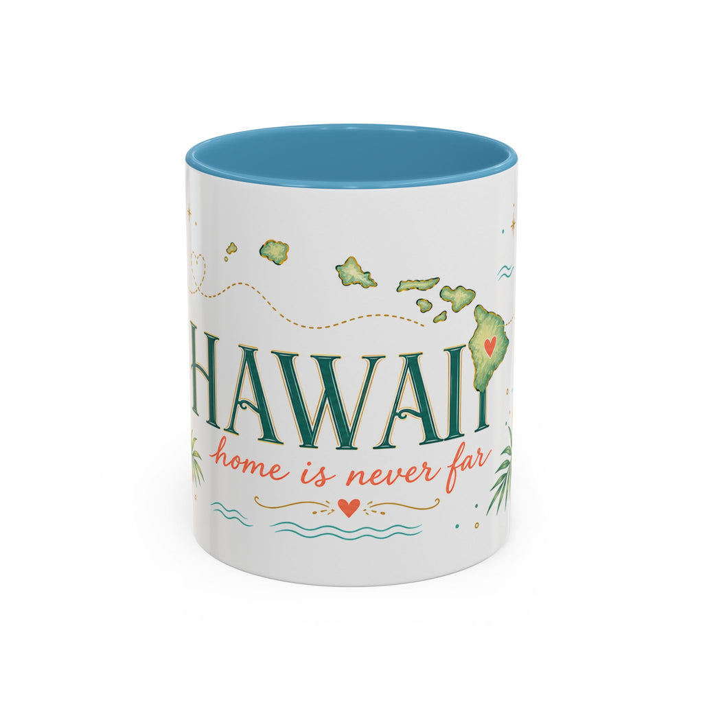 Hawaii State Map Mug | Moving Away Gift | Long Distance Friendship Coffee Cup