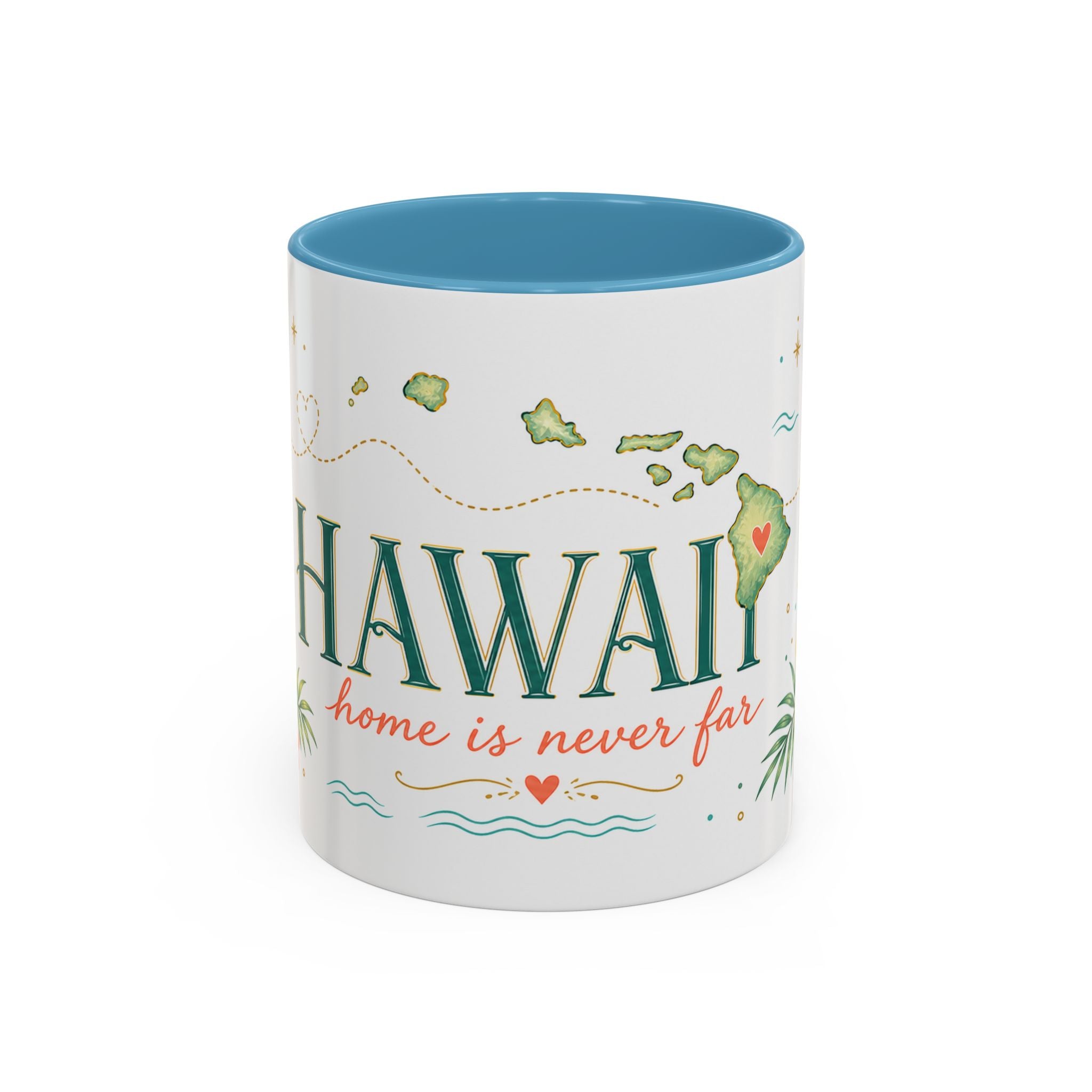 Hawaii State Map Mug | Moving Away Gift | Long Distance Friendship Coffee Cup