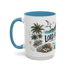 Lord Howe Island Mug, Australia Travel Souvenir, Bucket List Gift, Accent Ceramic Coffee Mug 11oz 15oz