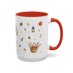 Thanksgiving Turkey Mug | Friendly Woodland Watercolor Gift | Autumn Accent Cup 11oz 15oz