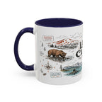 Lake Clark National Park Coffee Mug | Alaska Fly-in Wilderness Adventure Gift | Accent Color Ceramic 11oz 15oz